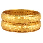 Regal Gleam Gold-Plated Bangles – Occasion Jewellery | Jecy Jewels