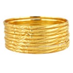 Heritage-Inspired Gold-Plated Bangles – Timeless Festive Choice