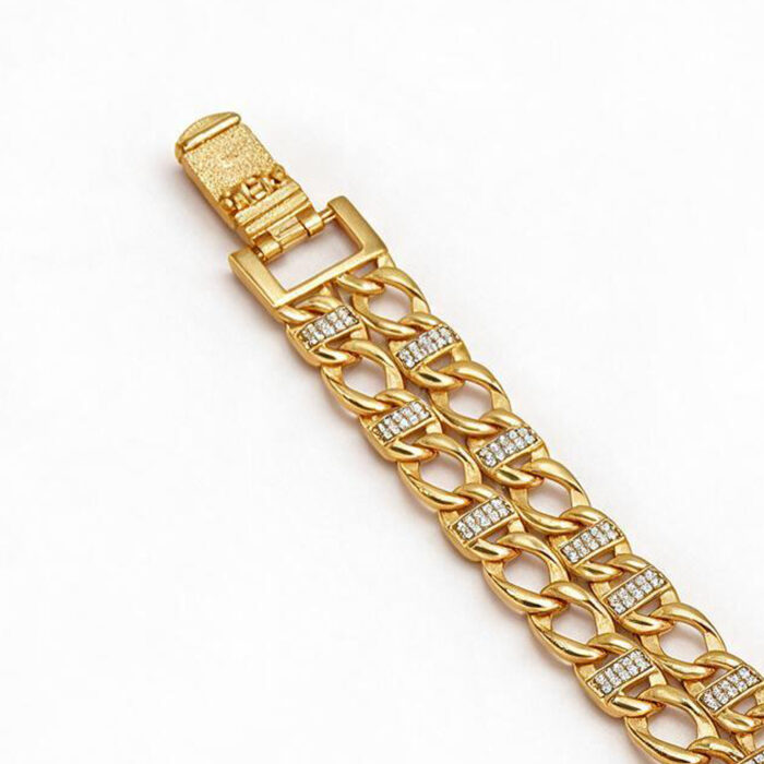 alt="sai baba gold bracelet"