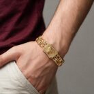 alt="sai baba gold bracelet"