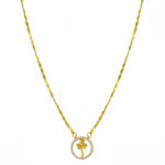 Modern One Gram Gold Plated Chain with Pendant – Daily Wear | Jecy Jewels
