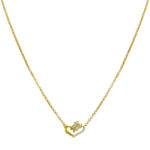 Refined One Gram Gold Plated Chain with Pendant – Daily Wear | Jecy Jewels